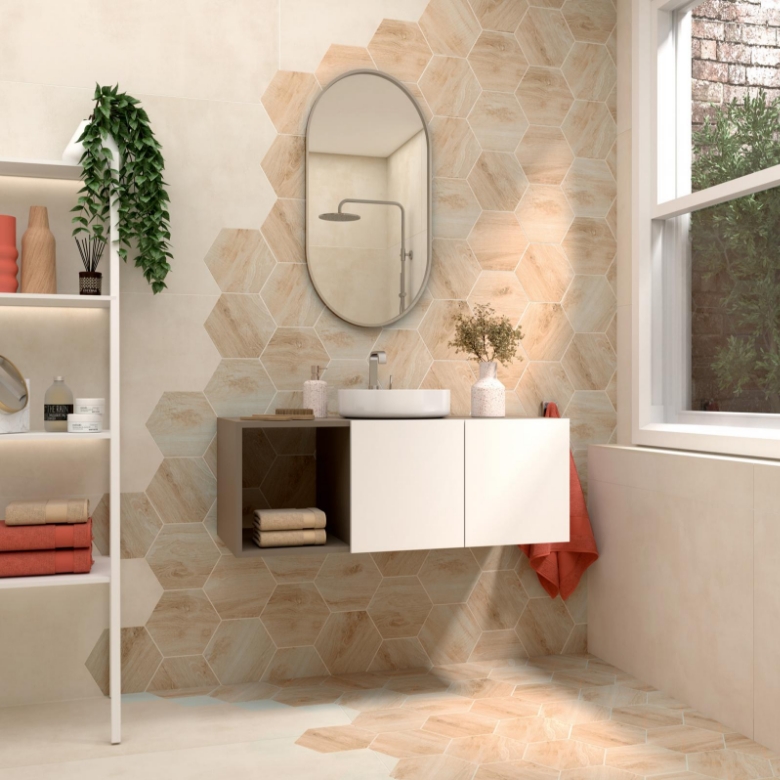 Salle de bain Beige